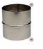 Manchette Inox mâle égale pour Tubage Ten Inox 304 Pro - Ø 83 à 400 mm