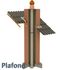 Kit ´´Base´´ EcoNext condensation - Montage 4 en 1 - Flexible Ø 80 mm - Lg  8 m - Terminal noir