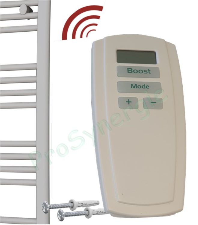 Télécommande infrarouge blanche NEOMITIS 62x28x130mm avec piles utilisable avec les sèche-serviettes compatibles