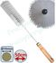 Goupillon Brosse Ronde - Fil Polyamide 0,3 - Ø 70 mm - Lg garnissage 170 - Fil de tige 3,5 - Lg de tige 50 cm