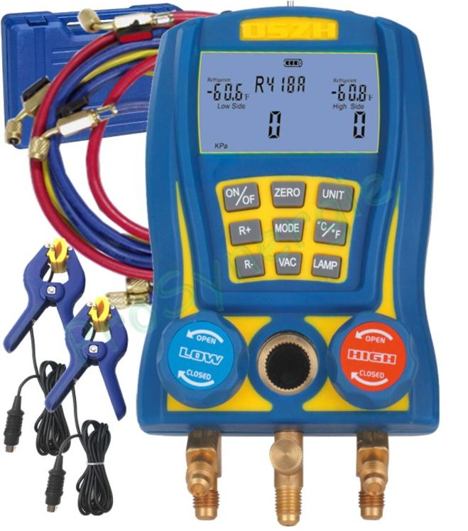 Manifold électronique 2 voies avec sondes de température flexibles