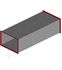 CRR - Conduit Rigide 1,5m Rectangulaire à Cadre