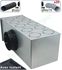 Caisson de répartition métallique pour réseau Optiflex/flexigaine rond - 1 piquage en Ø 160mm et 20 piquages operculable (prévoir raccords Ø 75 ou 90mm)