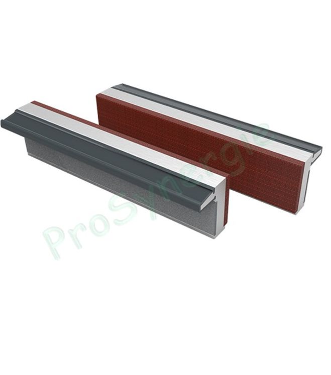 Jeu de 2 mors protecteurs magnétiques en alu - Fibre dure - L= 100 mm (Type F)