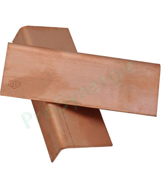 Jeu de 2 mors protecteurs en cuivre L= 150 mm