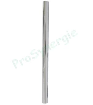 Demi-tube chromé droit pour aspirateur ramonage et chantier (Elément du kit PRO1098)