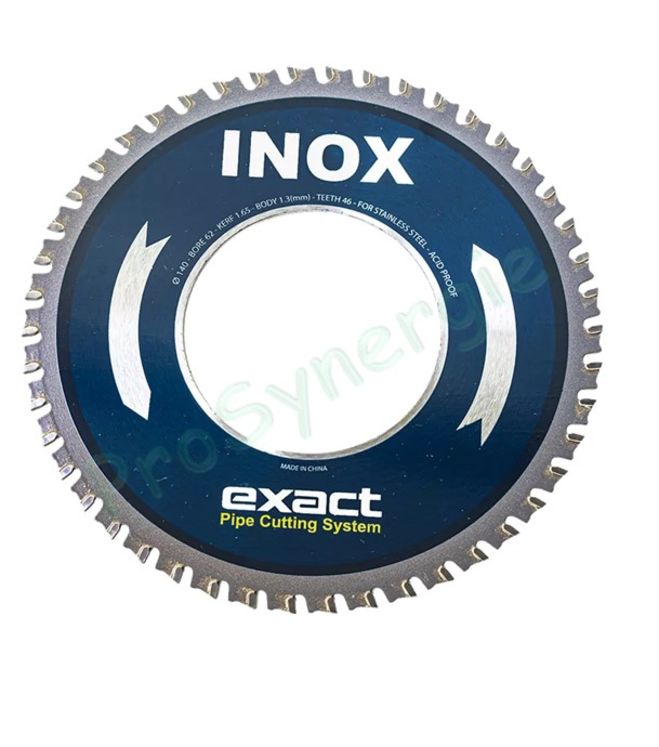 Lame de scie Inox 140 - Ø140 x 62 x 1,65 x 1,3 - 46 dents