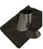 Kit CréaBase Noir - Conduit cheminée Isolé (Duoten) hauteur utile 2,95 mètres Int./Ext. = Inox 316 / 304 - Øint/ext 130/180mm - Sortie toiture Inox laqué noir (RAL9005)