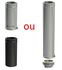 Conduit cheminée intérieur Duoten (Isolé 25 mm), Ø 80 à 250 mm, Noir ou Inox, Raccordement simple ou conduit de finition