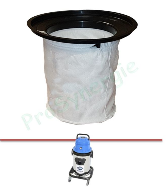 Sac filtre tissu conique avec cerclage plastique Aspirateur Neso 250 et 260