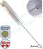 Goupillon Brosse Ronde (Frisquet Condensation) - Fil Polyamide 0,2 - Ø 20 mm - Lg garnissage 80 - Fil de tige 0,8 - Lg de tige 30 cm