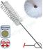 Goupillon Brosse Ronde (DeDietrich) - Fil Polyamide 0,1 - Ø 35 mm - Lg garnissage 100 - Fil de tige 2 - Lg de tige 50 cm