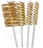 Brosse Ronde - Fil Acier laitonné 0,25 - Ø 60 mm - Lg garnissage 120 - Fil de tige 4 - Lg de tige 100 cm