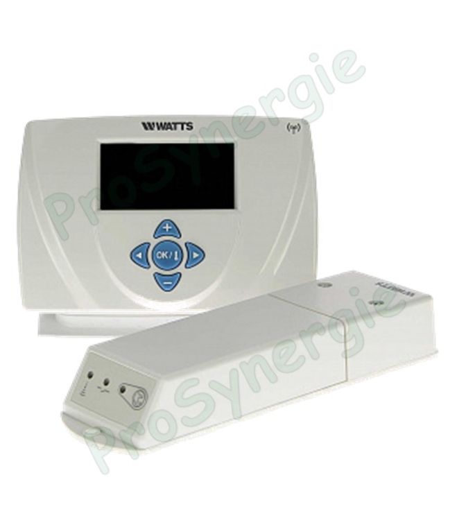 Thermostat digital LCD MILUX RF (868 mHz) Weekly programmable hebdomadaire sans fil avec récepteur