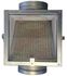 Caisson filtration Galva (HxLxP = 240x250x250mm) piquages Ø150mm pour récupération d´air chaud + filtre métallique haute température