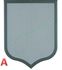 Grille écusson (Blason) pour diffusion d´air - trappe de visite - avec pré-cadre