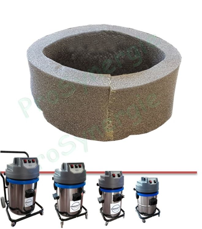 Mousse d´isolation Moteur Ø160/120mm H88mm pour aspirateur Neso 15/23/25/25S/40