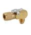 Raccord rapide auto-obturant Equerre