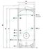 Préparateurs Eau chaude sanitaire 1000 litres acier revêtement ACS Polywarm (isolé M1 ép. 100mm) classe ERP C 1 échangeur cuivre extractible 5,26m² - ØxH=1070x2188mm