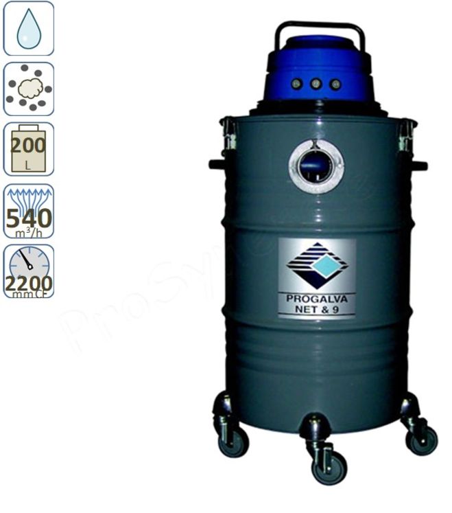 Aspirateur Neso 2000 B - cuve 200 litres - 3 x 1300 watts