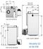 Chaudière Fioul Simplicity de 18 à 64 KW à condensation équipé brûleur Cuenod Bas NOx raccordement Ventouse ou cheminée classe A (n>92%)