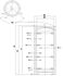 PUFFER - Ballon Tampon acier (chauffage) 1500 litres Isolation polyester démontable ép.100 mm classe ERP C - 8 piquages latéraux Ø1´´1/2 - ØxH=1210x2250mm
