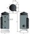 TX 400 - Préparateur d´eau chaude sanitaire gaz 21,4Kw  400 raccordement cheminée Ø 80mm - HxLxP=2310x720x720mm