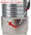 Té de tubage à 135° avec purge - Pour tubage Ø 220/226 - Inox 316 - Piquage Mâle Ø 220 mm