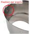 Adaptateur Inox Femelle pour Tubage Flexible - Mâle vers le bas pour tubage rigide (égal ou réduit)