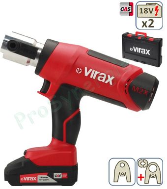 Sertisseuse Viper M2X + Pince mère + inserts TH 16-20-26 + 2 batteries -  Virax