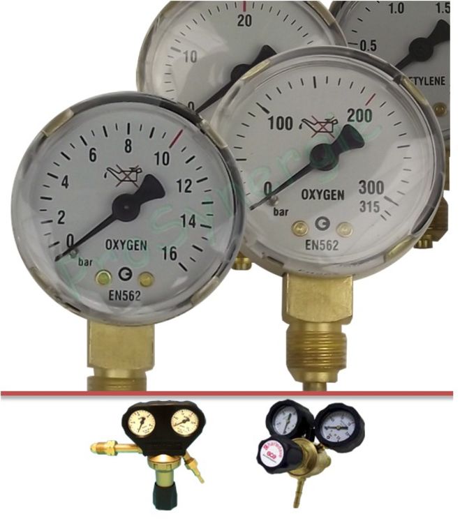Manomètre Oxygène pour détendeur Jetcontrol / Minidave