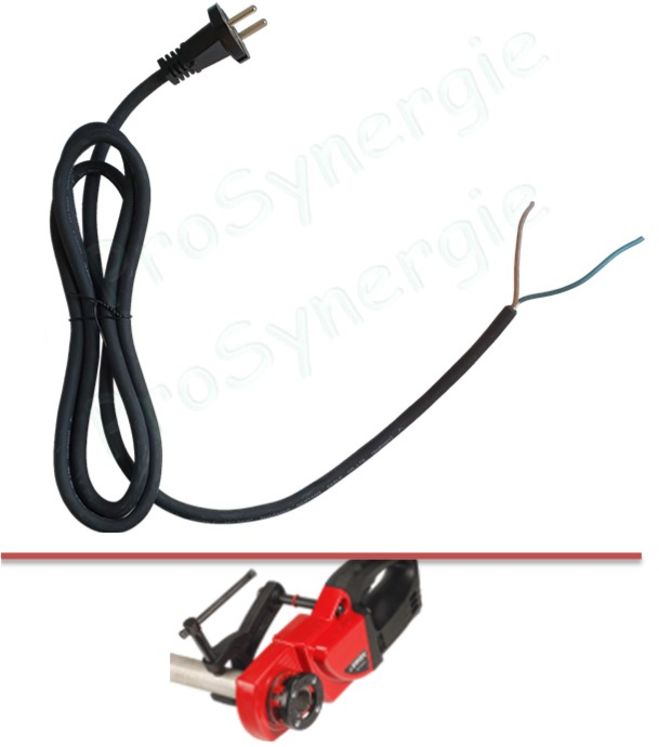 Câble électrique et prise pour Filière électroportative Mini-Phénix 1380 Virax