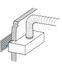 Plénum Piquage latéral pour grille prise d´air, ventilation et traitement d´air