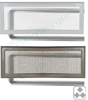 Grille polypropylène rectangulaire d'aération et ventilation 15x20