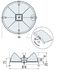 Registre à segments multiples pour diffuseurs d´air circulaire