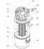 Centrale d´aspiration Nova 1 (230 Vac 1800 W) 225 m3/h dimensions ØxH = 363x906 mm réservoir 18 litres double aspiration + refoulement Ø 50 mm - transfert granulés/pellet/copeaux