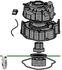 Compartiment moteur de la centrale d´aspiration C.Axpir Digital et C.Axpir Dynamic