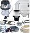 Kit automatique ''Nova Pack'' transfert de granulés à partir du bas d´un silo de stockage textile (6,1 à 8,5m³) avec une cassette à débourrage + registre, vers le remplissage d´un poêle/chaudière avec un doseur aspirateur et d'un module filrant