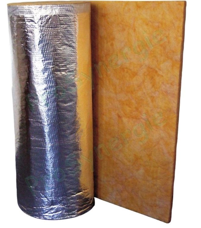 Rouleau laine isolante pour gaine ventilation (type CLIM COVER ROLL)