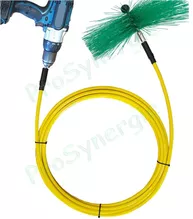 Flexibles rotatifs pour nettoyage de gaines et conduits