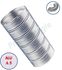 DESTOCKAGE - 6m Tubage Flexible Simple Peau pour conduit de cheminée Aluminium A5 Ø (int./ext.) 200/206mm