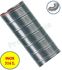 Mètre de Tubage Flexible Simple Peau Inox 316L (à la coupe) pour conduit de cheminée Ø 105/111 (int./ext.)