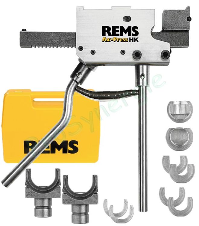 Ax-Press HK - Sertisseuse Manuelle à 1 seule main pour raccord Ø 12 à 22 + Tête 25 et Inserts 12-16-20