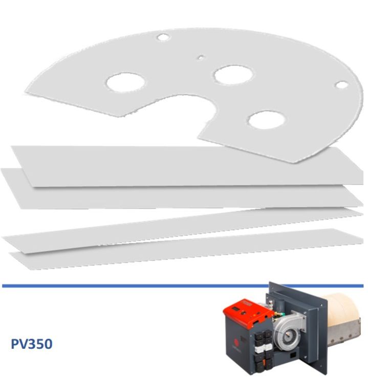 Jeu de 5 joints pour briques chambre de combustion PV350