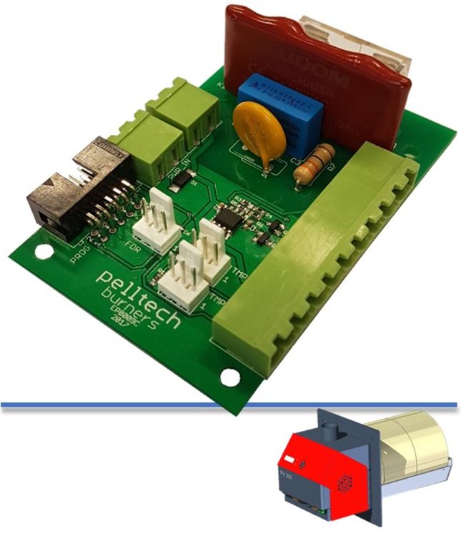 Extension de la carte de contrôle pour brûleur PV250