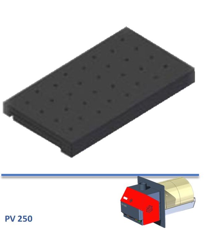 Grille de combustion basse fixe en fonte pour brûleur PV250 et PV350