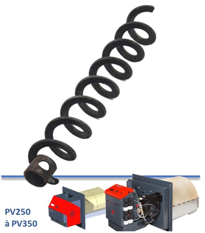 Vis d´alimentation interne pour brûleur à granulé PELLTECH de la gamme tertiaire