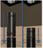 Kit raccordement dessus de poêle Ø 200 mm (avec limiteur de tirage) sur conduit existant plafond - hauteur réglable de 1.88 à 2.18 mètres