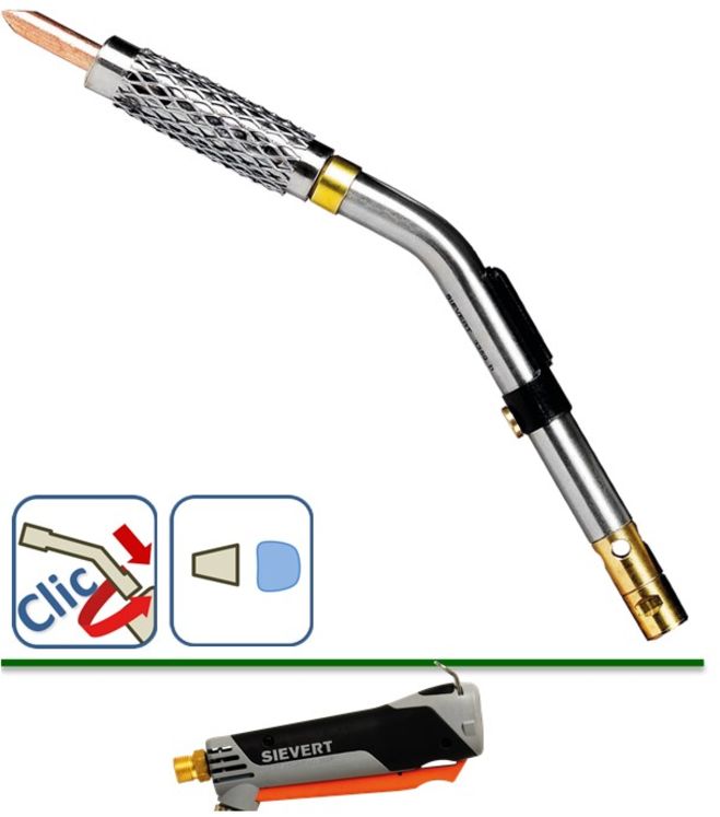 Lance Chalumeau de brasage pour l’électronique - Panne Ø 10 mm - Pour chalumeau Promatic