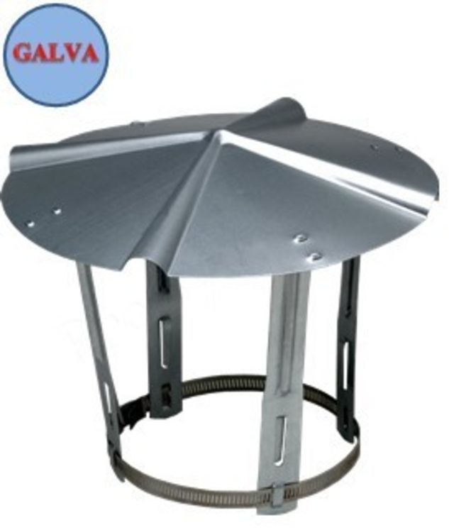 Chapeau Galva - N°4 - pour Ø 200 mm, 220 mm et 250 mm